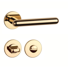 Aprile ASTERIA Körrozettás R SUPER SLIM 5MM LG - Fényes arany színű zár és alkatrészei