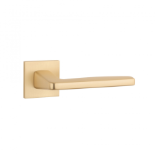APRILE ERBA Négyzetrozettás Q SLIM 7MM GOLD SATIN - Szatén arany színű WC zár és alkatrészei