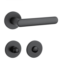  APRILE FRAGOLA Körrozettás R SLIM 7MM BLACK - Fekete WC zár és alkatrészei