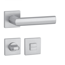 Aprile FRESIA Négyzetrozettás Q SLIM 7MM SC - Szatén króm WC zár és alkatrészei