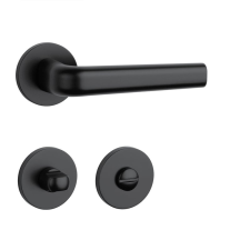 APRILE INULA Körrozettás R SLIM 7MM BLACK - Fekete WC zár és alkatrészei