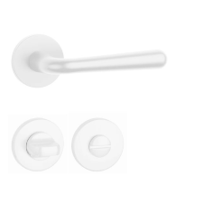APRILE IRGA Körrozettás R SLIM 7MM WHITE - Fehér WC zár és alkatrészei