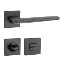 APRILE LUNARIA Négyzetrozettás Q SLIM 7MM BK - Fekete WC zár és alkatrészei