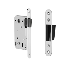 Aprile Mágneszár Szatén króm 50/90mm WC Zárhoz zár és alkatrészei