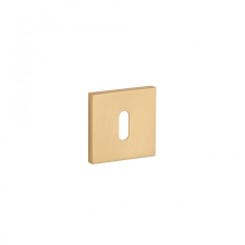 Aprile Négyzetrozetta APRILE Q SLIM 7MM GOLD SATIN - Szatén arany színű BB zár és alkatrészei