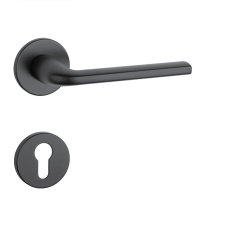 Aprile OLEANDRO Körrozettás R SLIM 7MM BLACK - Fekete PZ zár és alkatrészei