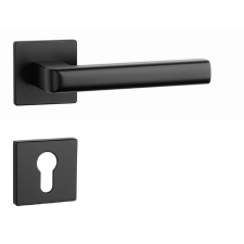 APRILE SALICE Négyzetrozettás Q SUPER SLIM 5MM BK - Fekete PZ zár és alkatrészei