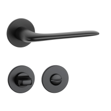 APRILE VIOLA Körrozettás R SUPER SLIM 5MM BK - Fekete WC zár és alkatrészei