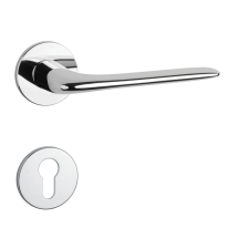 APRILE VIOLA Körrozettás R SUPER SLIM 5MM LC - Fényes króm PZ zár és alkatrészei
