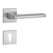 Aprile YUKA Négyzetrozettás Q SLIM 7MM SC - Szatén króm WC zár és alkatrészei