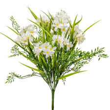  Apró virágos 12 ágú krém 42cm dekorációs kellék