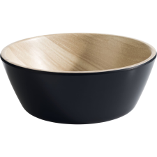 APS "Frida" tál, magasság: 45 mm, átmérő: 125 mm, fekete konyhai eszköz