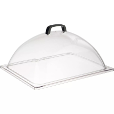 APS GN kupola fedél 1/2 SAN, fekete markolattal, zárt konyhai eszköz