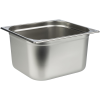 APS GN-tartály 2/3 18/10 rozsdamentes acél, Mélység: 200 mm, Térfogat: 18,00 liter