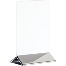 APS Menükártyás állvány, APS A4 nagyság, ezüst konyhai eszköz