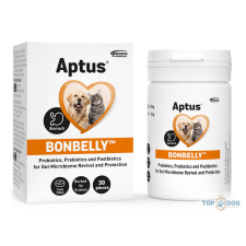 Aptus Bonbelly 30db emésztőrendszer támogatására vitamin, táplálékkiegészítő kutyáknak