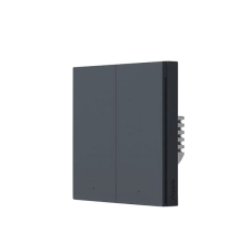 Aqara Smart Wall Switch H1 (No Neutral, Double Rocker), szürke villanyszerelés