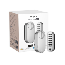 Aqara U200 Smart Lock utólag felszerelhető zárbetét, Matter kompatibilis, ezüst színű okos kiegészítő