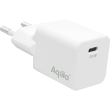 Aqiila Chargebird W1 1x USB-C Hálózati Töltő adapter 20W - Fehér (AQWCW1PBI20W898) mobiltelefon kellék