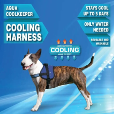  Aqua Coolkeeper hűtőhám, speciális hűtőhám kutyáknak XSS nyakörv, póráz, hám kutyáknak