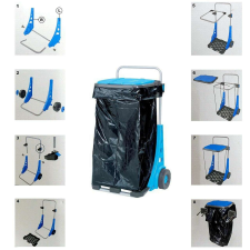 Aquacraft Rack szemeteszsákokhoz kerekekkel a kerthez, ládakocsi max 50 kg 120 l szemetes