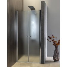  AQUALINE PILOT nyíló zuhanyajtó, duplaszárnyas, 900mm, BRICK üveg (PT092) kád, zuhanykabin
