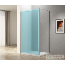 Aqualine UGGA oldalfal, 900mm, transzparent üveg ATP90 kád, zuhanykabin
