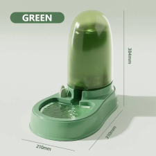  AquaNest kisállat automata itató- 3,8L - Zöld kutyatál