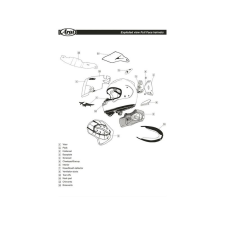 ARAI QV homlok légbeömlő szett fagyott kék ARAI egyéb motorkerékpár alkatrész