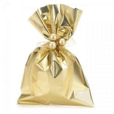  Arany ajándékzacskó - 30x20 cm ajándéktasak