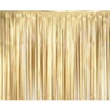  Arany B&C Mat Gold függöny 2 m party kellék