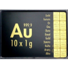 Arany Combibarren Valcambi 10x1 g - befektetési aranyrúd