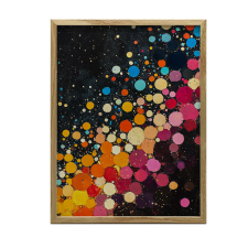 ARANY KERETES FALI PLAKÁT SZÍNHARMÓNIA 70x100 CM grafika, keretezett kép