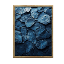 ARANY KERETES PLAKÁT FALRA SÖTÉT KŐ TEXTÚRÁBAN 30x40 CM grafika, keretezett kép