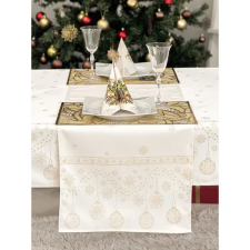  Arany lurex asztali futó gömb mintás 44x140 cm lakástextília
