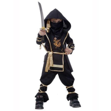 ARANY SÁRKÁNY Ninja jelmez gyerekeknek, 10 részes, M-es méret jelmez