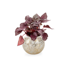  Arany színű üveg gömb gyertyatartó dekoráció