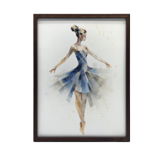 ARANYKERETES FALI PLAKÁT EGY BALTRUHA TÁNC ELEGÁNCIÁJA 30x40 CM grafika, keretezett kép