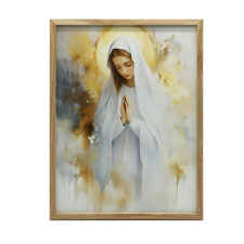  ARANYKERETES FALI PLAKÁT MÁRIA IMÁJA 70x100 CM MATTE grafika, keretezett kép