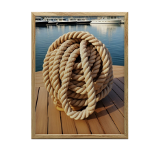 ARANYKERETES FALI PLAKÁT SEA HARMONY 50x70 CM grafika, keretezett kép