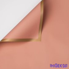  Aranykeretes fólia ív 58x58cm 20db/cs - Púder Bézs dekorációs kellék