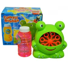  Aranyos béka buborékfújó gép kerti játék