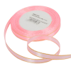  Aranyszélű szatén szalag rózsaszín 10mmx25y