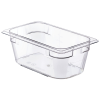 Araven GN Gasztroedény 1/4, polikarbonát, mélység: 100 mm, űrtartalom: 2,6 L