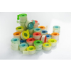 . . Árazószalag, 25x16 mm, gyengített ragasztóval, pasztell narancssárga