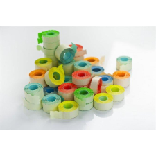 . . Árazószalag, 25x16 mm, gyengített ragasztóval, pasztell narancssárga információs címke