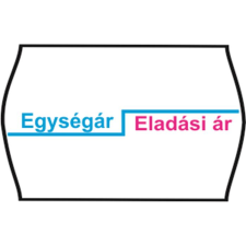 . árazószalag, feliratos, 25x16, egységár/eladási ár 5998377100506 árazógép
