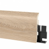 ARBITON 6 cm-es parkettaszegélyléc, gumi szegélyes, ívelhető: Monument tölgy
