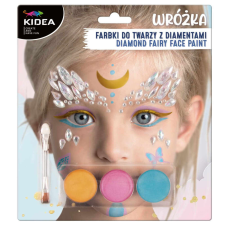 Arcfesték, tégelyes, strasszkövekkel, Fairy, Kidea arcfesték