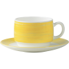 Arcoroc "Brush" kávéscsésze, űrtartalom: 0,19 liter, sárga